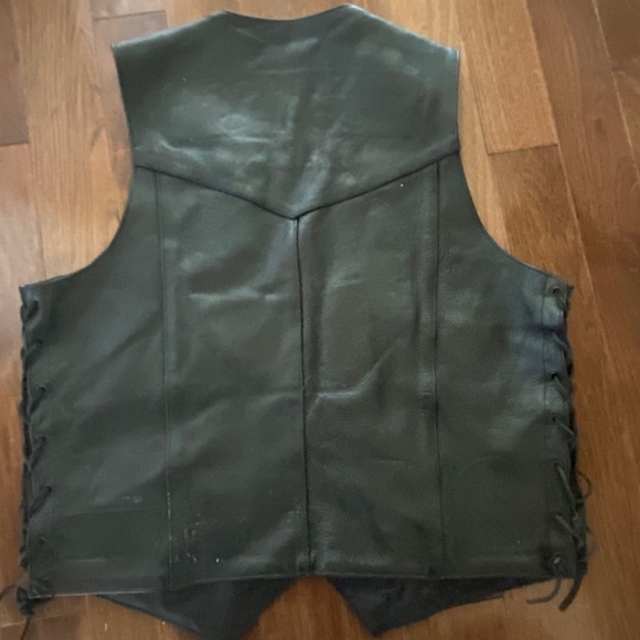 Leather Riding Vest - Picture 2 of 4